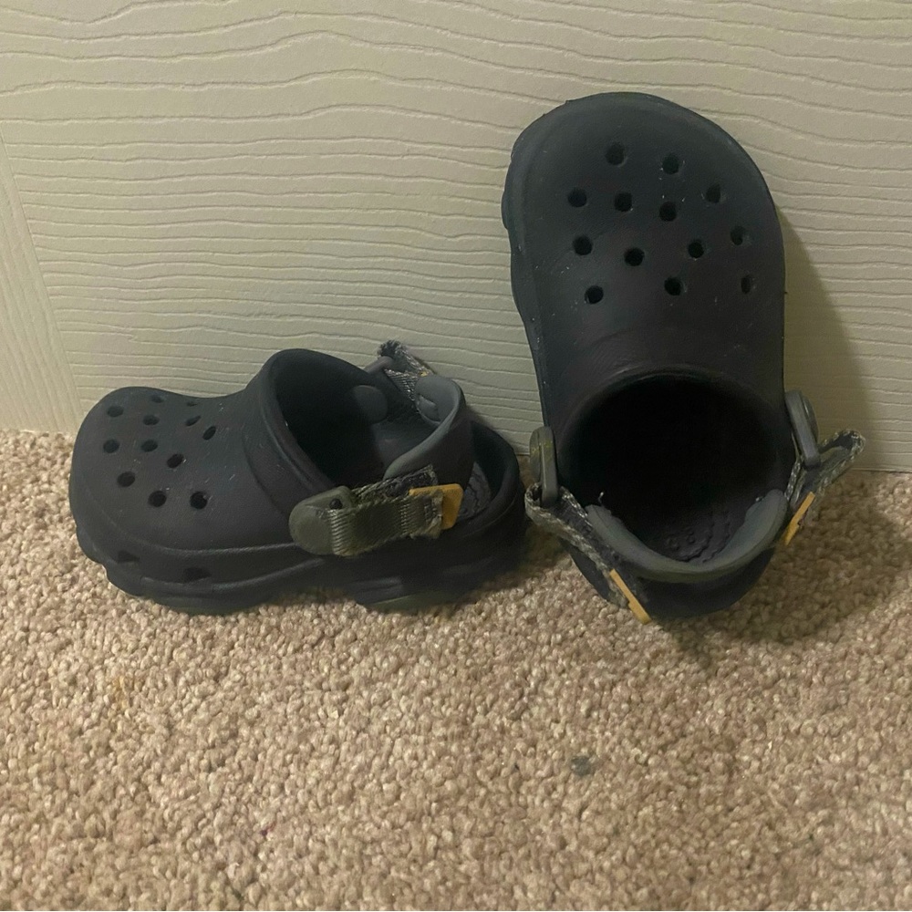 Crocs. Worn only a few times.